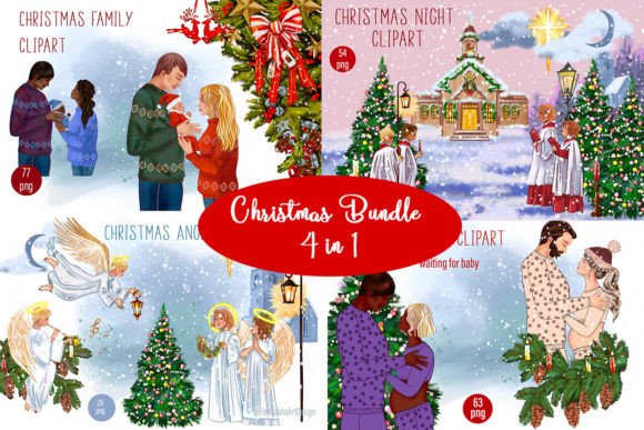 Christmas Bundle Christmas Clipart Review