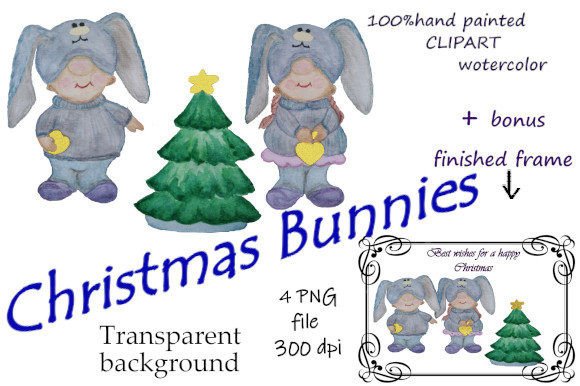 Christmas Bunnies Png: Festive Illustrations for Real Crafters