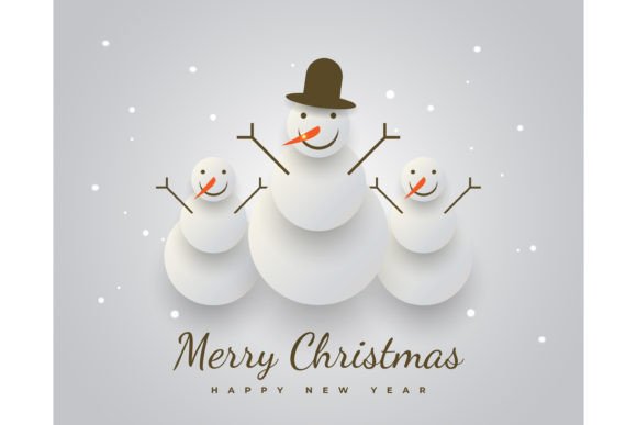 Christmas Card with Snowman Illustration: A Designer's Review