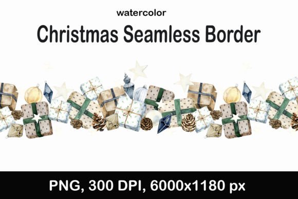 Christmas Seamless Border Minimalist PNG Review