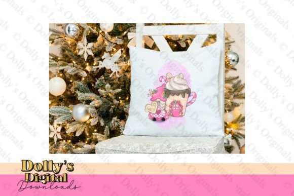Pink Gingerbred Christmas Gnome PNG Illustration Review